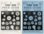 OVERSTREET "THE COMIC BOOK PRICE GUIDE" SIGNED COVER PROOFS LOT.