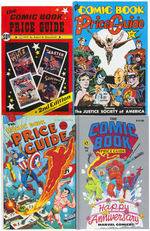 OVERSTREET "THE COMIC BOOK PRICE GUIDE" SIGNED BOOK LOT.