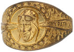 CAPTAIN FRANK HAWKS PAIR OF 1936 POST’S CEREAL PREMIUM RINGS.