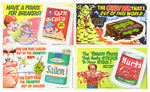 “WACKY ADS” DIE-CUT CARD LOT.