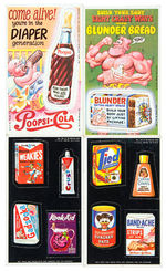 “WACKY ADS” DIE-CUT CARD LOT.