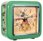 “INGERSOLL MICKEY MOUSE” 1933 WIND-UP CLOCK IN CHOICE CONDITION WITH TAG.