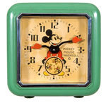 “INGERSOLL MICKEY MOUSE” 1933 WIND-UP CLOCK IN CHOICE CONDITION WITH TAG.