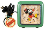 “INGERSOLL MICKEY MOUSE” 1933 ELECTRIC CLOCK IN CHOICE CONDITION WITH TAG.