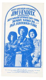 JIMI HENDRIX EXPERIENCE 1968 CONCERT HANDBILL.