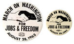 "MARCH ON WASHINGTON FOR JOBS & FREEDOM."