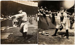 PHILADELPHIA PHILLIES & ATHLETICS C. 1909-1910 LOT OF 15 ORIGINAL PHOTOS.