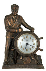 "F.D.R. THE MAN OF THE HOUR" 1930s CLOCK.