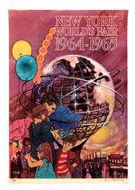 "NEW YORK WORLD'S FAIR 1964-1965" POSTER.