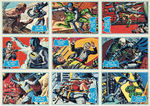 "BATMAN" TOPPS SERIES B UNCUT GUM CARD SHEET.