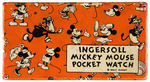 “INGERSOLL MICKEY MOUSE POCKET WATCH” IN SECOND VERSION BOX.