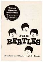 “THE BEATLES” CHICAGO CONCERT PROGRAM.