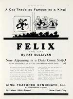1927 “KING FEATURES SYNDICATE CIRCULATION” CARTOON/COMIC STRIP PROMO MAGAZINE.