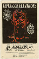 AVALON BALLROOM CONCERT HANDBILL TRIO INCLUDING STANLEY MOUSE SIGNED HANDBILL.