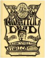 FAMILY DOG CONCERT HANDBILL FD-22 FEATURING GRATEFUL DEAD & SIGNED BY STANLEY MOUSE.