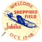 “JUBILEE” BUTTON FOR HISTORIC WWII ARMY AIR CORPS TRAINING CENTER IN TEXAS.