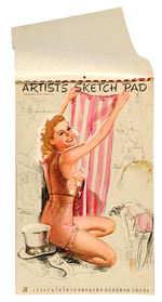 K.O. MUNSON "ARTIST'S SKETCH PAD" PIN-UP CALENDAR.