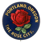 RARE PORTLAND BUTTON FEATURING W&H's CRYSTOGLAS PROCESS FROM THE HAKE COLLECTION.