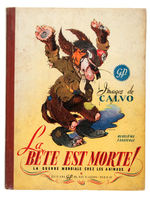 "LA BETA EST MORTE!" ANTI-HITLER BOOK WITH DISNEY-LIKE ART.