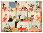 KFS PREMIUM MULTI COMIC STRIP CHARACTER FLAG C. 1937.