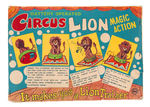 "BATTERY OPERATED CIRCUS LION" BOXED TOY.