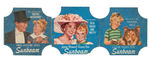 "SUNBEAM" MGM MOVIES/STARS BREAD END LABELS.