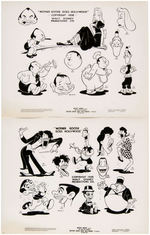 SILLY SYMPHONIES "MOTHER GOOSE GOES HOLLYWOOD" PUBLICITY STILL LOT.