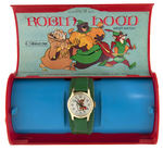 DISNEY'S "ROBIN HOOD" BRADLEY WATCH IN PLASTIC CASE.