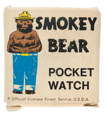 "SMOKEY BEAR POCKET WATCH" BOXED (CASE VARIETY).