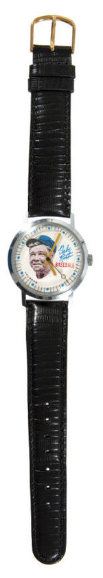 "BABE RUTH BASEBALL" HELBROS WRISTWATCH.