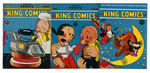 "KING COMICS" COMIC BOOK TRIO WITH POPEYE.