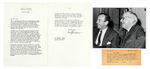 TRUMAN 1960 LETTER SUPPORTING JFK/LBJ TO MARIANO LUCCA PLUS PRESS PHOTO/LUCCA COLLECTION.