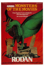 "MONSTERS OF THE MOVIES - RODAN" FACTORY-SEALED AURORA MODEL KIT.