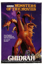 "MONSTERS OF THE MOVIES - GHIDRAH" FACTORY-SEALED AURORA MODEL KIT.