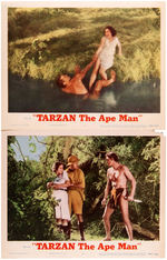 "TARZAN THE APE MAN" LOBBY CARD SET.