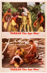 "TARZAN THE APE MAN" LOBBY CARD SET.