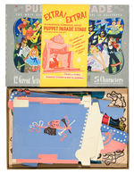 "PUPPET PARADE" LARGE BOXED PUNCH-OUT SET.