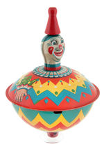 CHEIN CLOWN TIN LITHO HUMMING TOP.