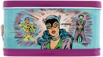 DC COMICS "SUPER FRIENDS" UNUSED METAL LUNCHBOX WITH THERMOS.