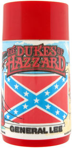 "THE DUKES OF HAZZARD" UNUSED METAL LUNCHBOX WITH THERMOS.