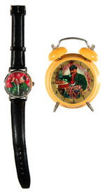 CHAIRMAN MAO WRIST WATCH AND ALARM CLOCK PURCHASED IN TIANANMEN SQUARE, BEIJING FALL 2005.