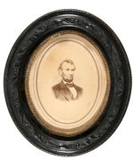 LINCOLN C.1864 CAMPAIGN PHOTO IN ORIGINAL FRAME.