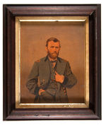 U. S. GRANT 1868 COLOR CAMPAIGN PORTRAIT FRAMED.