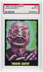 "OUTER LIMITS" TOPPS GUM CARD #24 PSA MINT 9.