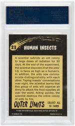 "OUTER LIMITS" TOPPS GUM CARD #23 PSA MINT 9.