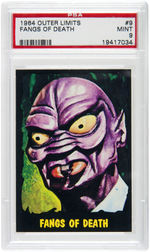 "OUTER LIMITS" TOPPS GUM CARD #9 PSA MINT 9.