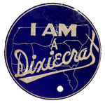 RARE 1948 "I AM A DIXIECRAT" CAR LICENSE.