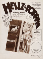 "HELLZAPOPPIN" MAGAZINE FIRST ISSUE.