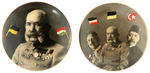 WORLD WAR I FOUR RARE ITEMS SHOWING LEADERS OF THE QUADRUPLE ALLIANCE.