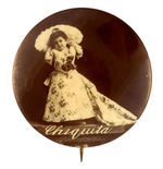 EXCEPTIONAL REAL PHOTO SEPIA OF "CHIQUITA" CUBAN MIDGET FROM HAKE COLLECTION  & CPB.